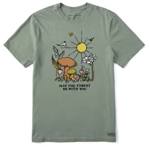 Men's May the Forest be With You Mushrooms Short Sleeve Tee Life is Good