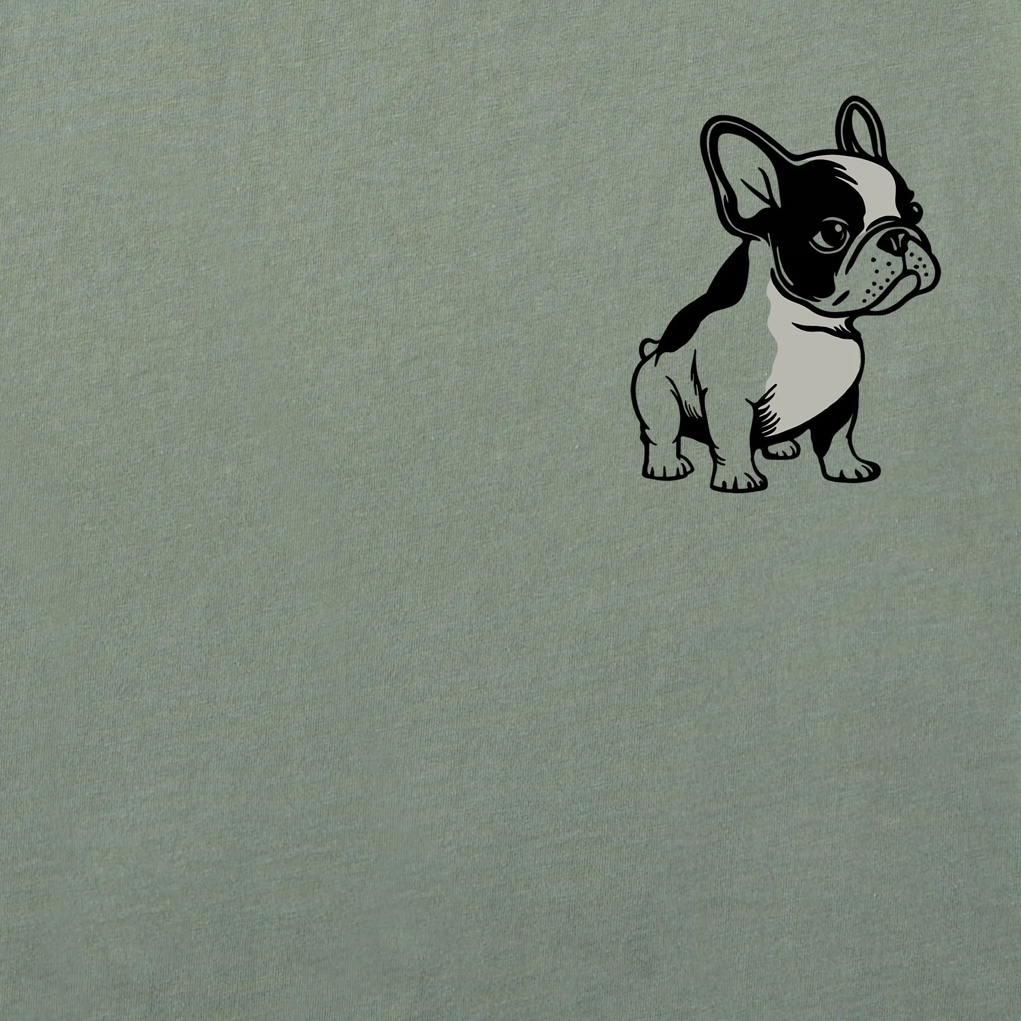 Men's Mini Frenchie Short Sleeve Tee Life is Good