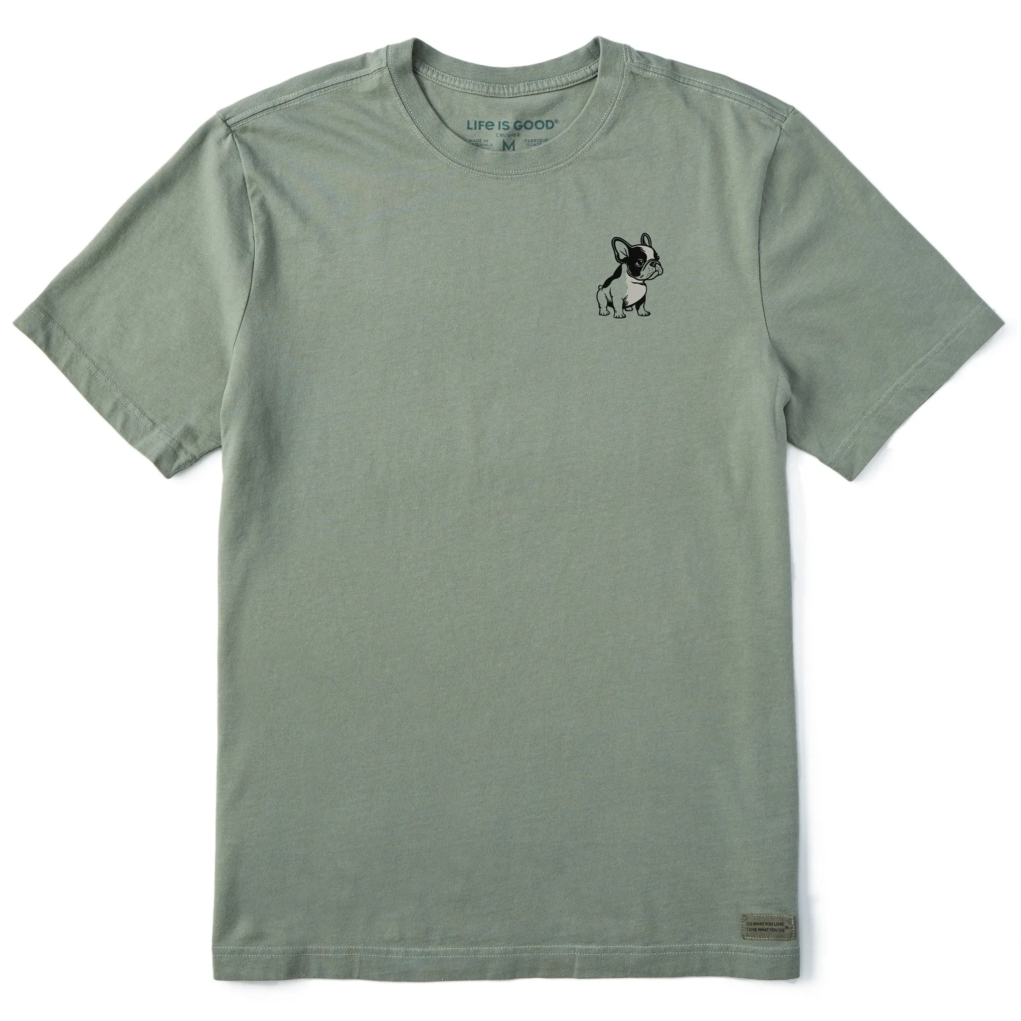 Men's Mini Frenchie Short Sleeve Tee Life is Good