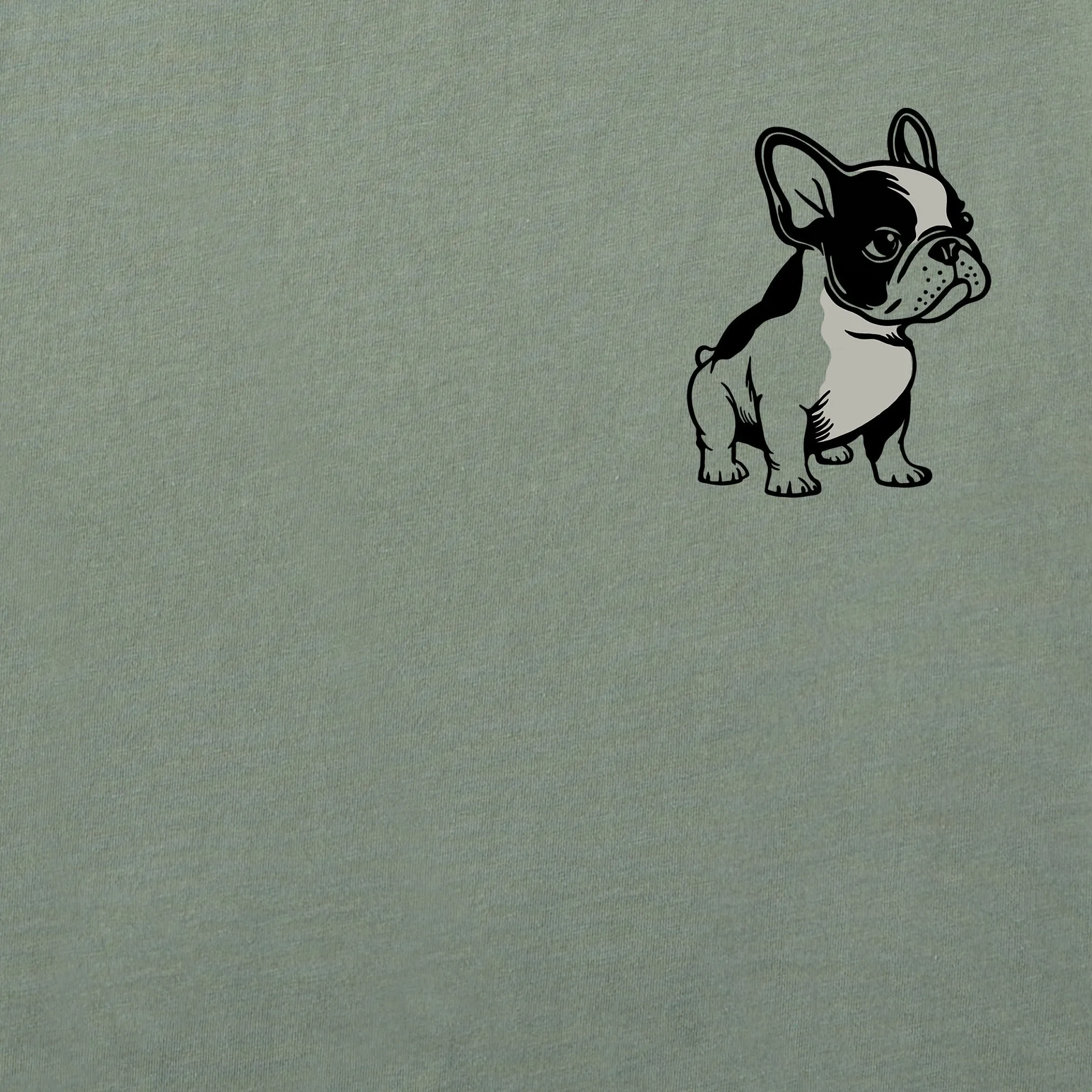 Men's Mini Frenchie Short Sleeve Tee Life is Good