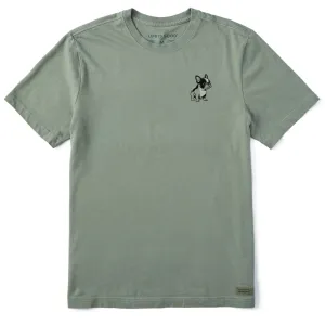 Men's Mini Frenchie Short Sleeve Tee Life is Good