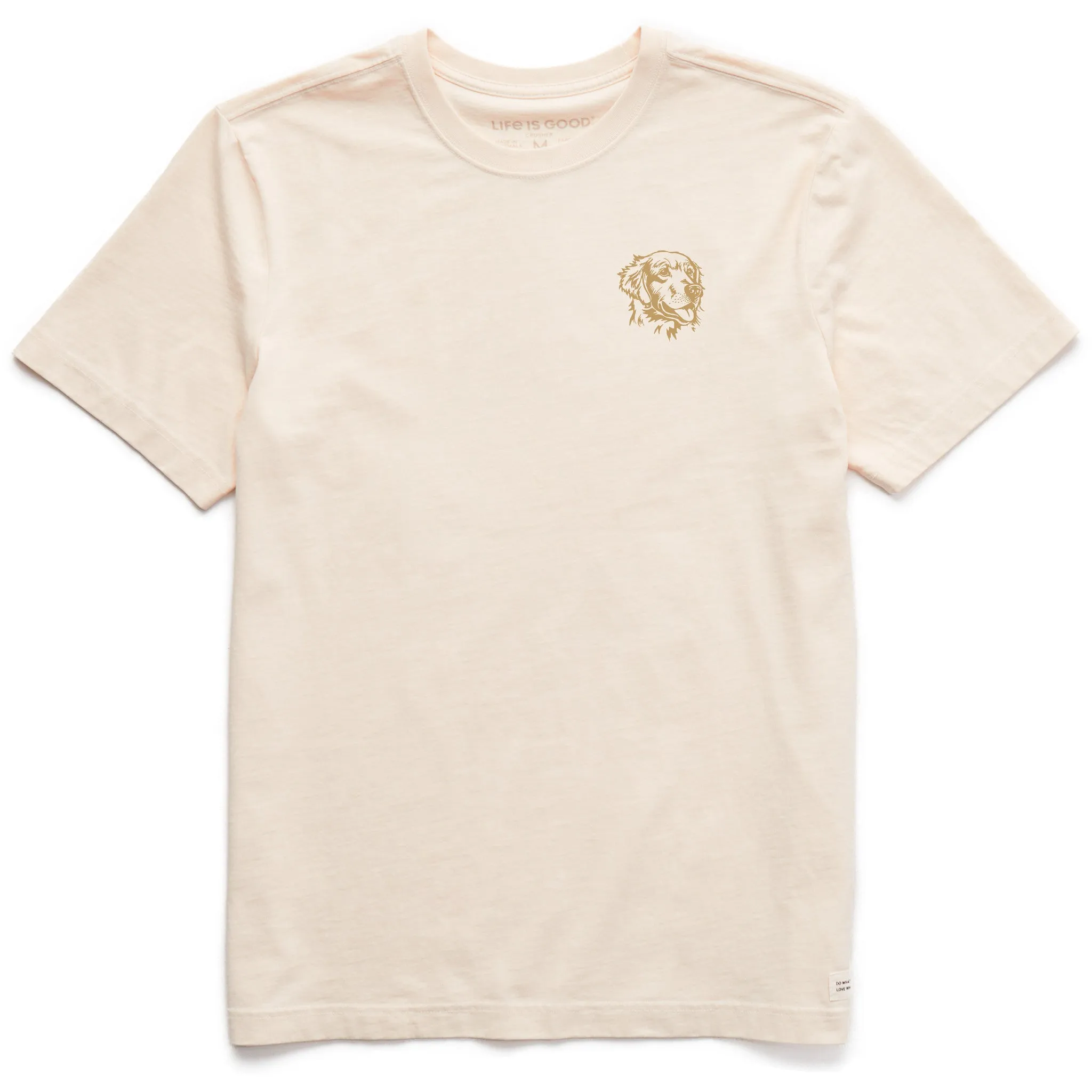 Men's Mini Golden Short Sleeve Crusher Tee Life is Good
