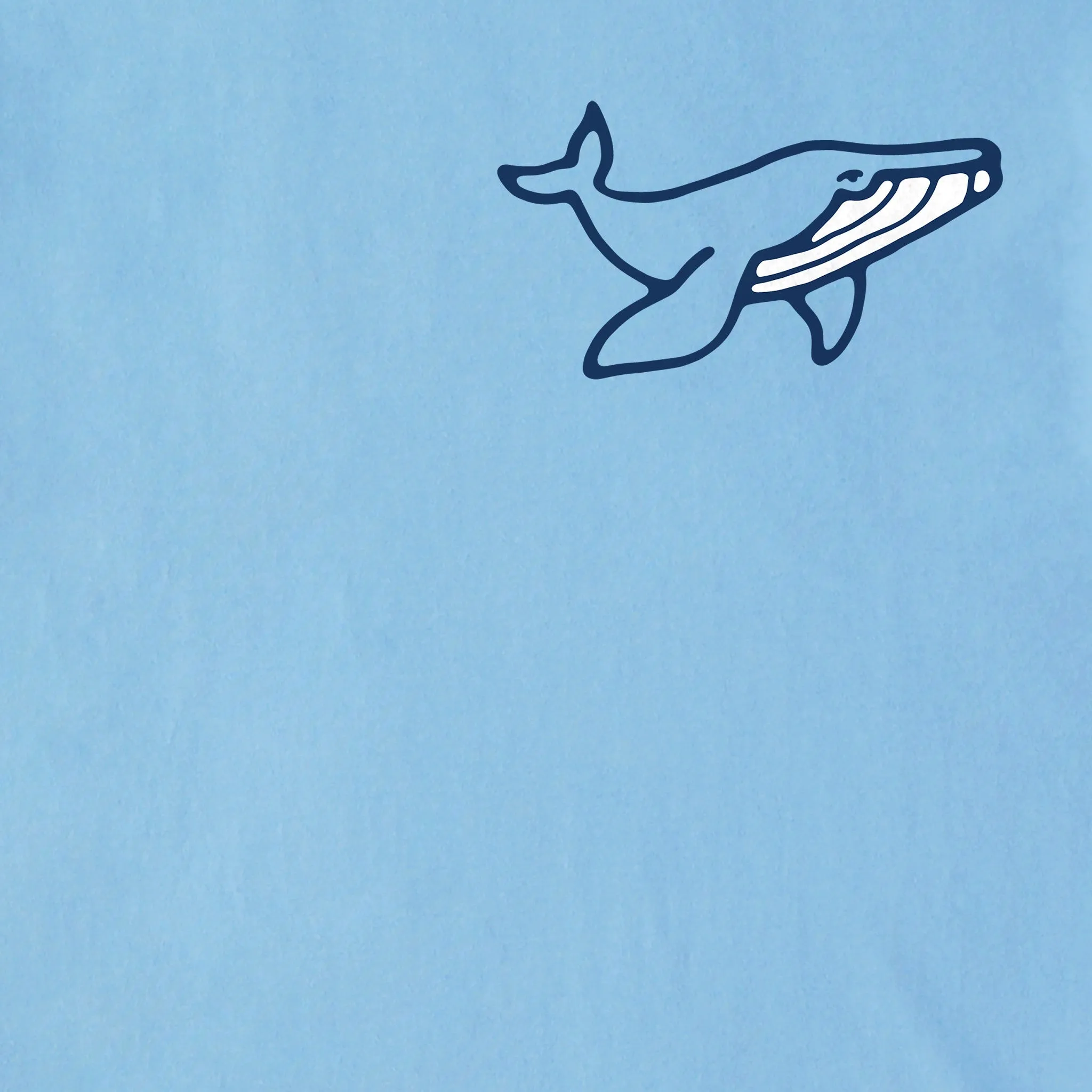 Men's Mini Swimming Whale Short Sleeve Crusher Tee Life is Good