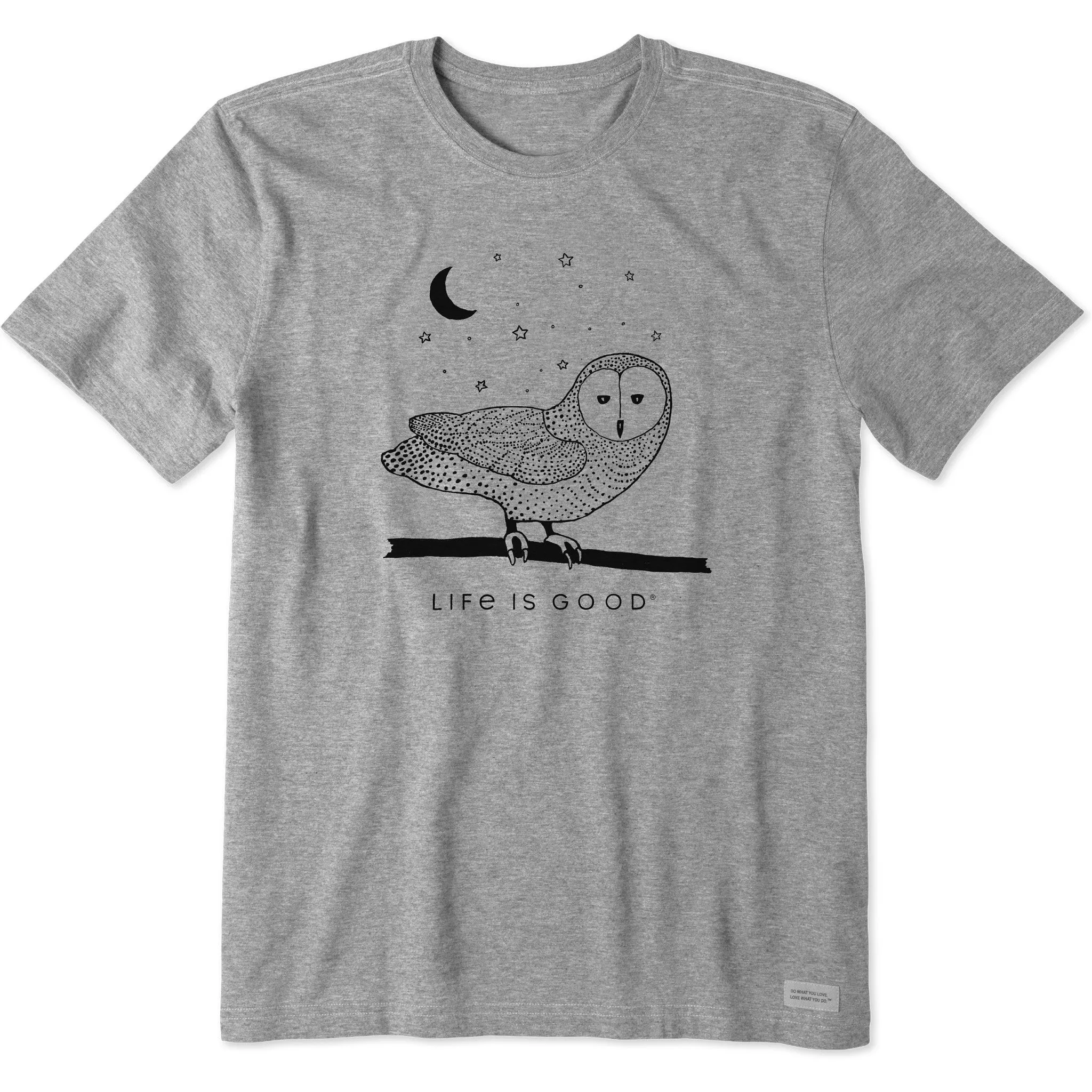 Men's Moonlight Owl Short Sleeve Tee Life is Good