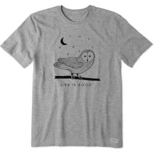 Men's Moonlight Owl Short Sleeve Tee Life is Good