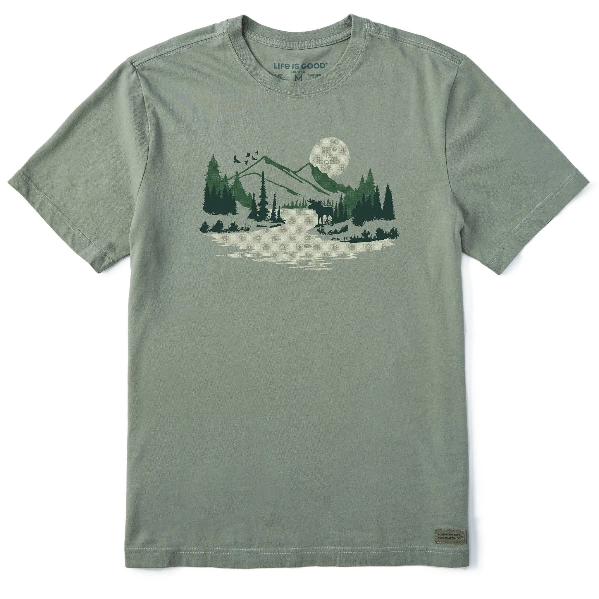 Men's Moose River Short Sleeve Tee Life is Good