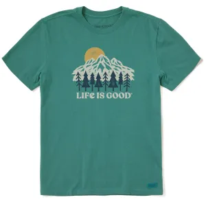 Men's Mountains and Trees Short Sleeve Crusher Tee Life is Good