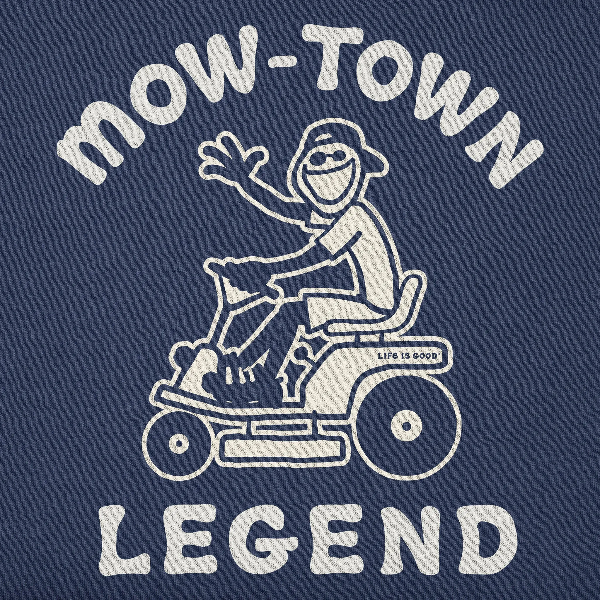 Men's Mow-town Legend Short Sleeve Crusher Tee Life is Good