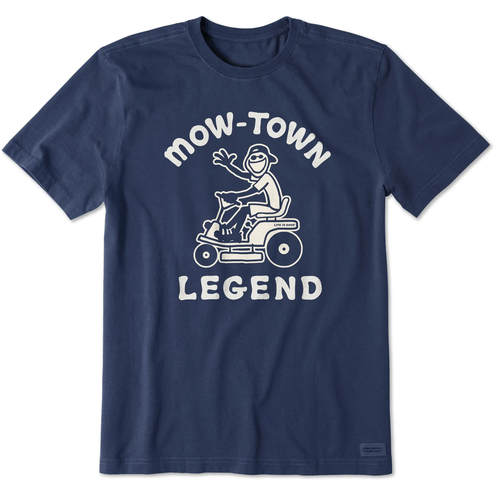 Men's Mow-town Legend Short Sleeve Crusher Tee Life is Good