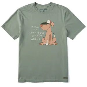 Men's Mutt Love Dogs Short Sleeve Tee Life is Good