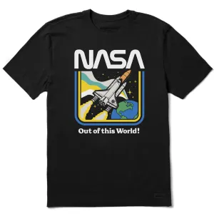 Men's NASA Out of this World Short Sleeve Crusher Tee Life is Good