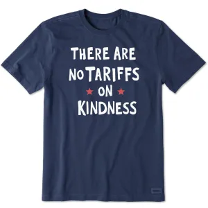 Men's No Tariffs on Kindness Stars Short Sleeve Crusher Tee Life is Good