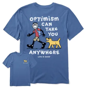Men's Optimism Anywhere Short Sleeve Tee Life is Good