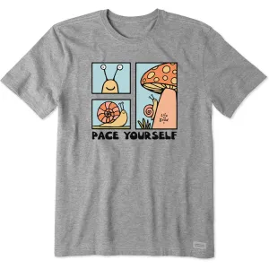 Men's Pace Yourself Snail Short Sleeve Tee Life is Good