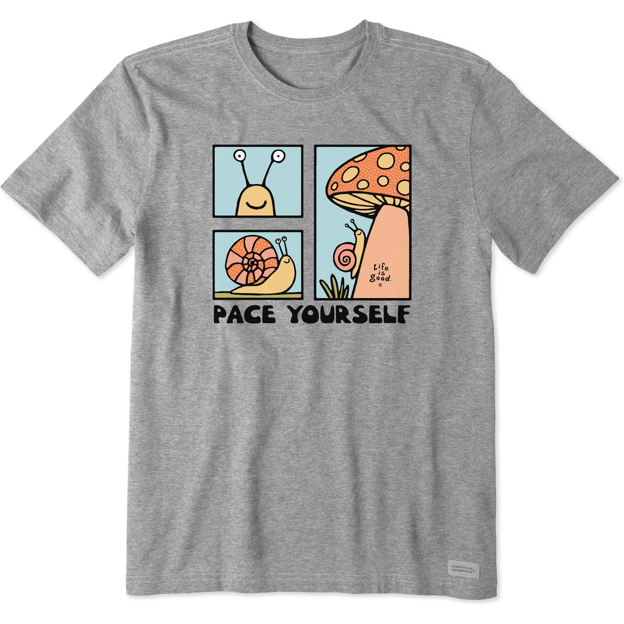 Men's Pace Yourself Snail Short Sleeve Tee Life is Good