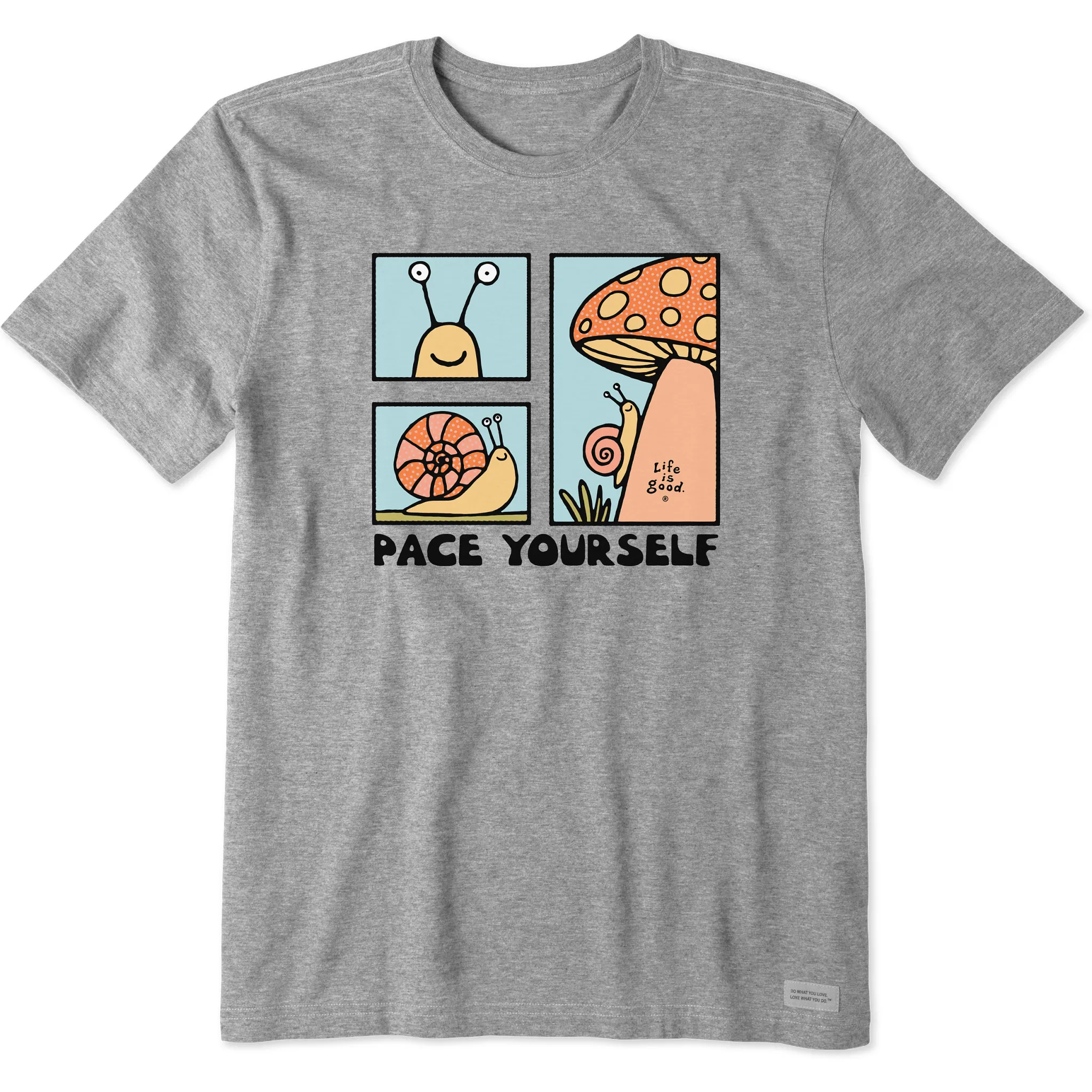 Men's Pace Yourself Snail Short Sleeve Tee Life is Good