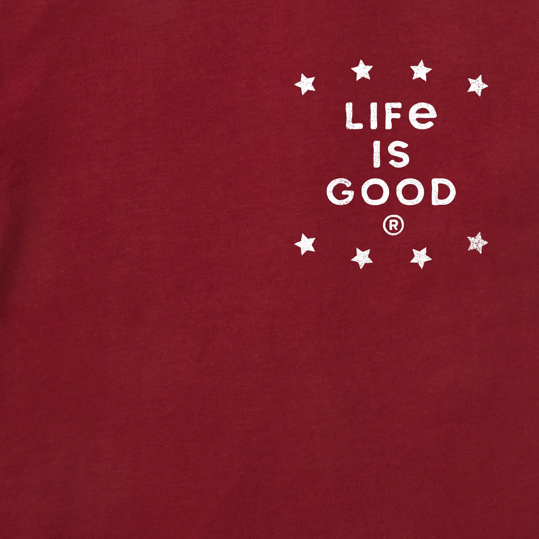 Men's Papa Whiskey Barrel Short Sleeve Crusher Tee Life is Good