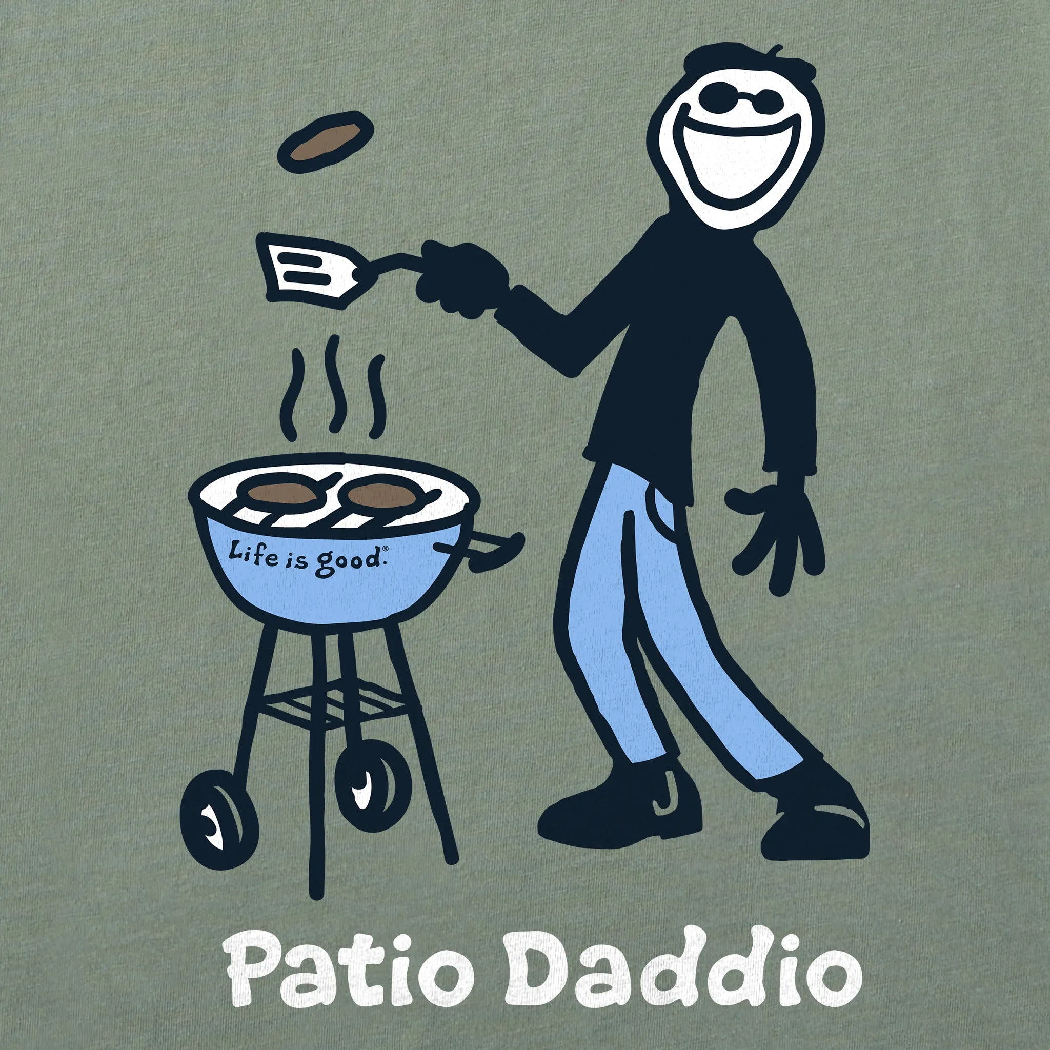 Men's Patio Daddio Short Sleeve Tee Life is Good