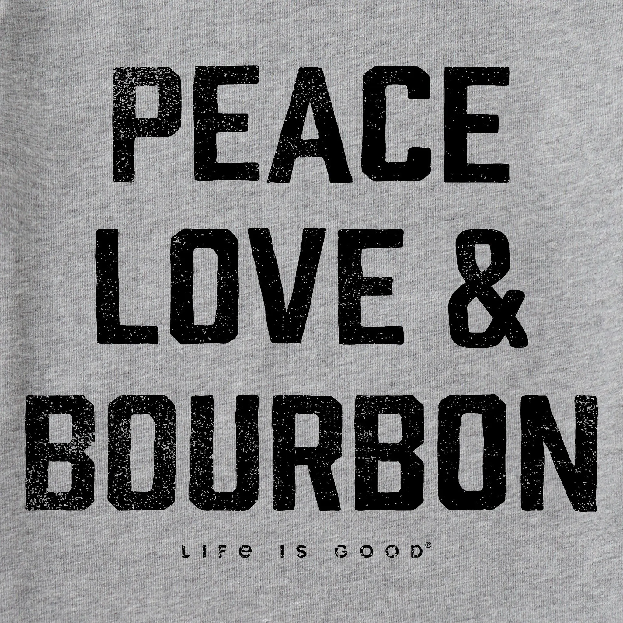 Men's Peace Love & Bourbon Short Sleeve Tee Life is Good