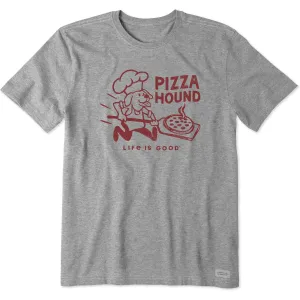 Men's Pizza Hound Short Sleeve Crusher Tee Life is Good
