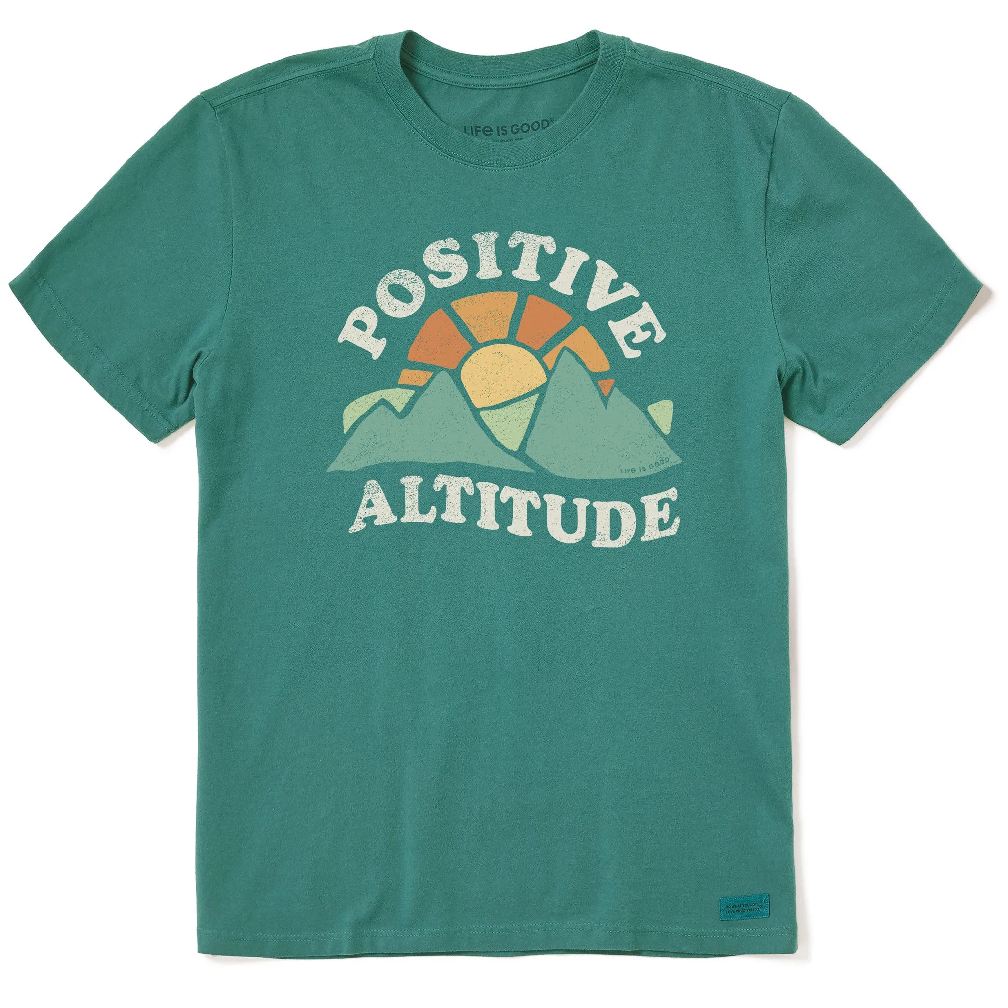 Men's Positive Altitude Short Sleeve Crusher Tee Life is Good