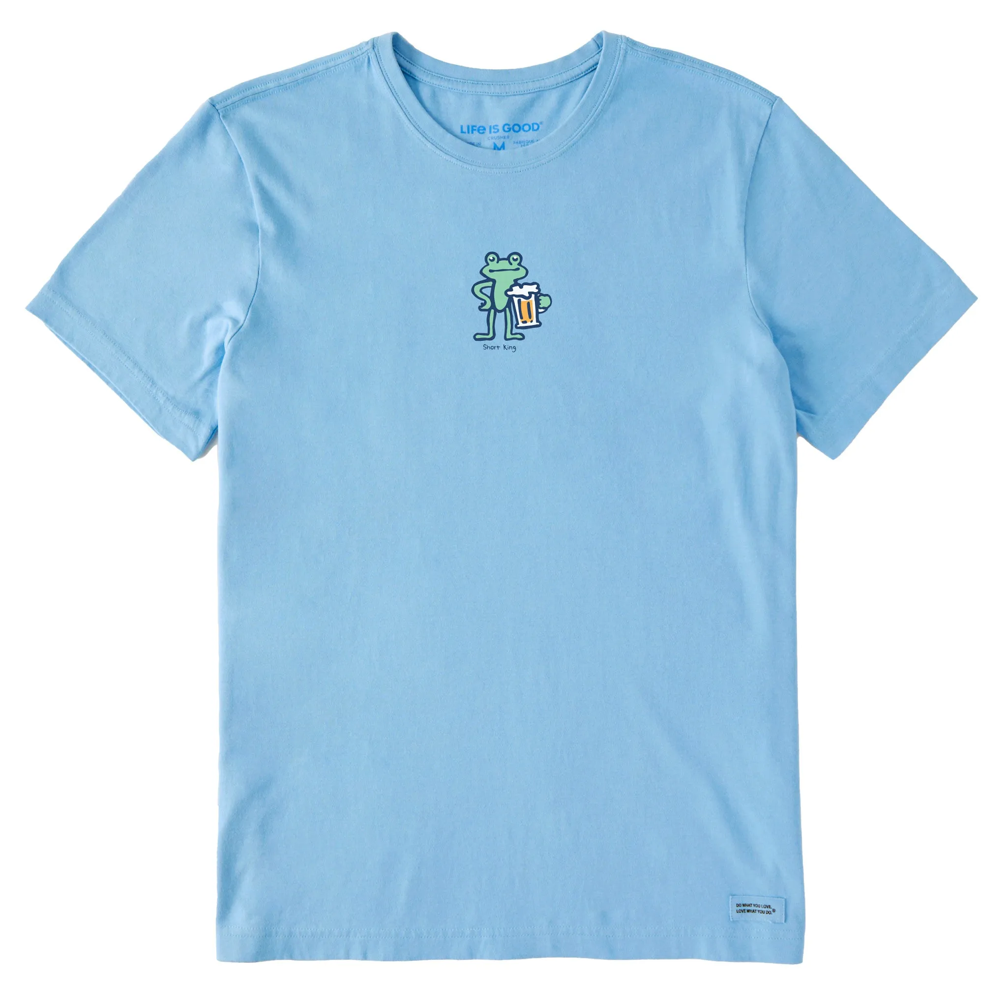 Men's Quirky Short King Frog Short Sleeve Crusher Tee Life is Good