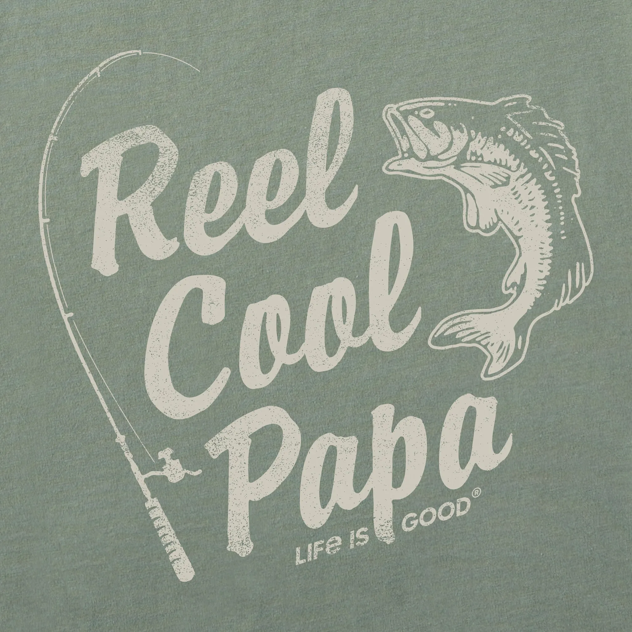 Men's Reel Cool Papa Short Sleeve Tee Life is Good