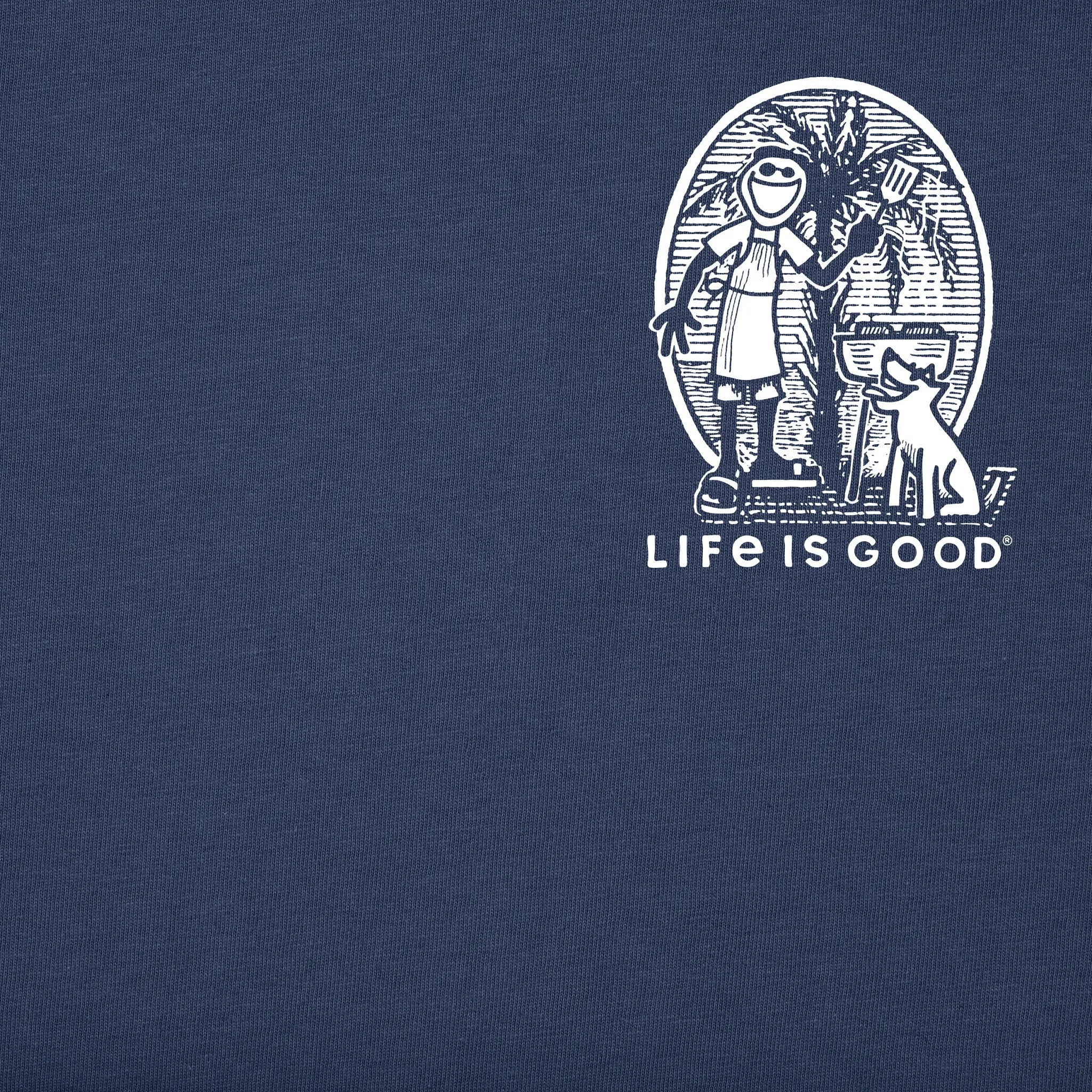 Men's Retro Chillin' & Grillin' Short Sleeve Crusher-LITE Tee Life is Good