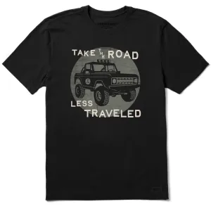Men's Road Less Traveled Short Sleeve Crusher Tee Life is Good