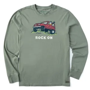 Men's Rock On Offroad Long Sleeve Crusher Tee Life is Good