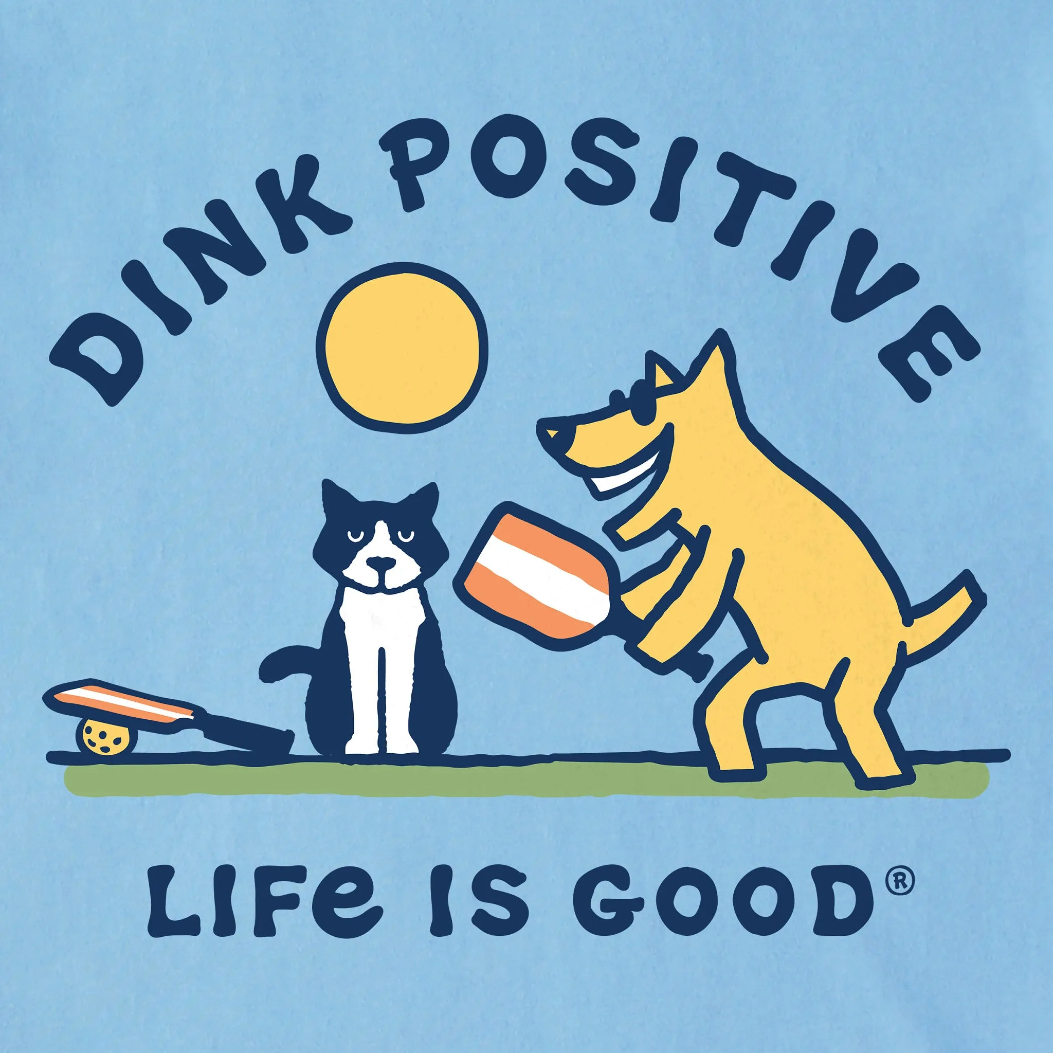 Men's Rocket & Tux Dink Positive Short Sleeve Tee Life is Good