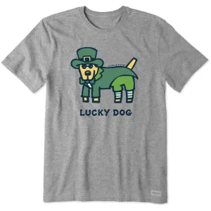 Men's Rocket Lucky Leprechaun Short Sleeve Crusher Tee Life is Good