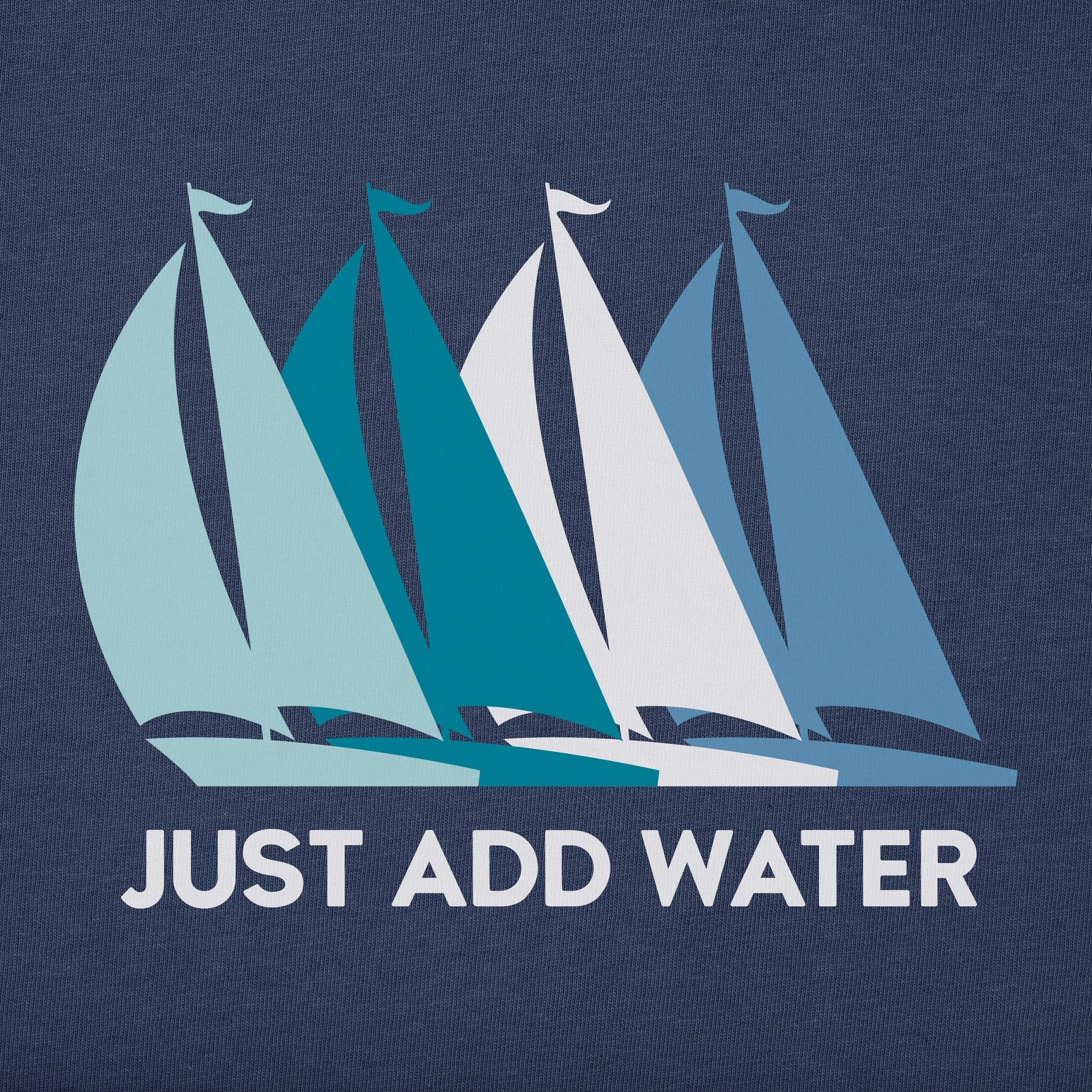 Men's Sailboat Silhouettes Short Sleeve Crusher Tee Life is Good