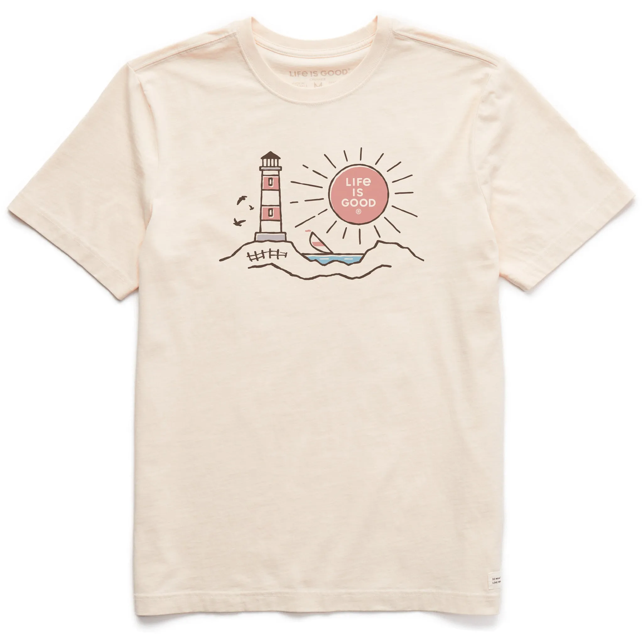 Men's Scenic Lighthouse Short Sleeve Crusher Tee Life is Good
