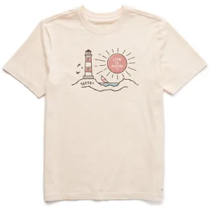 Men's Scenic Lighthouse Short Sleeve Crusher Tee Life is Good