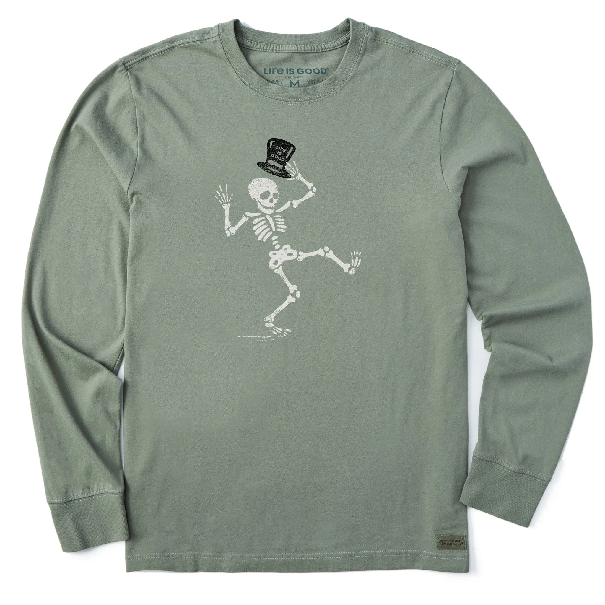 Men's Shake Your Bones Long Sleeve Crusher Tee Life is Good