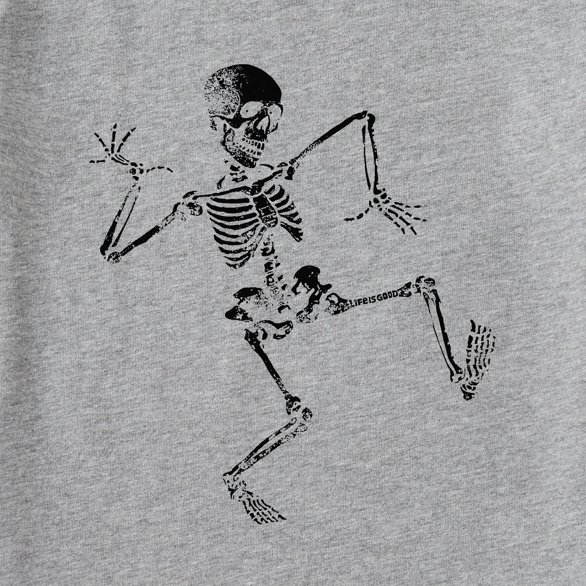 Men's Skeleton Dance Short Sleeve Crusher Tee Life is Good