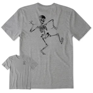 Men's Skeleton Dance Short Sleeve Crusher Tee Life is Good
