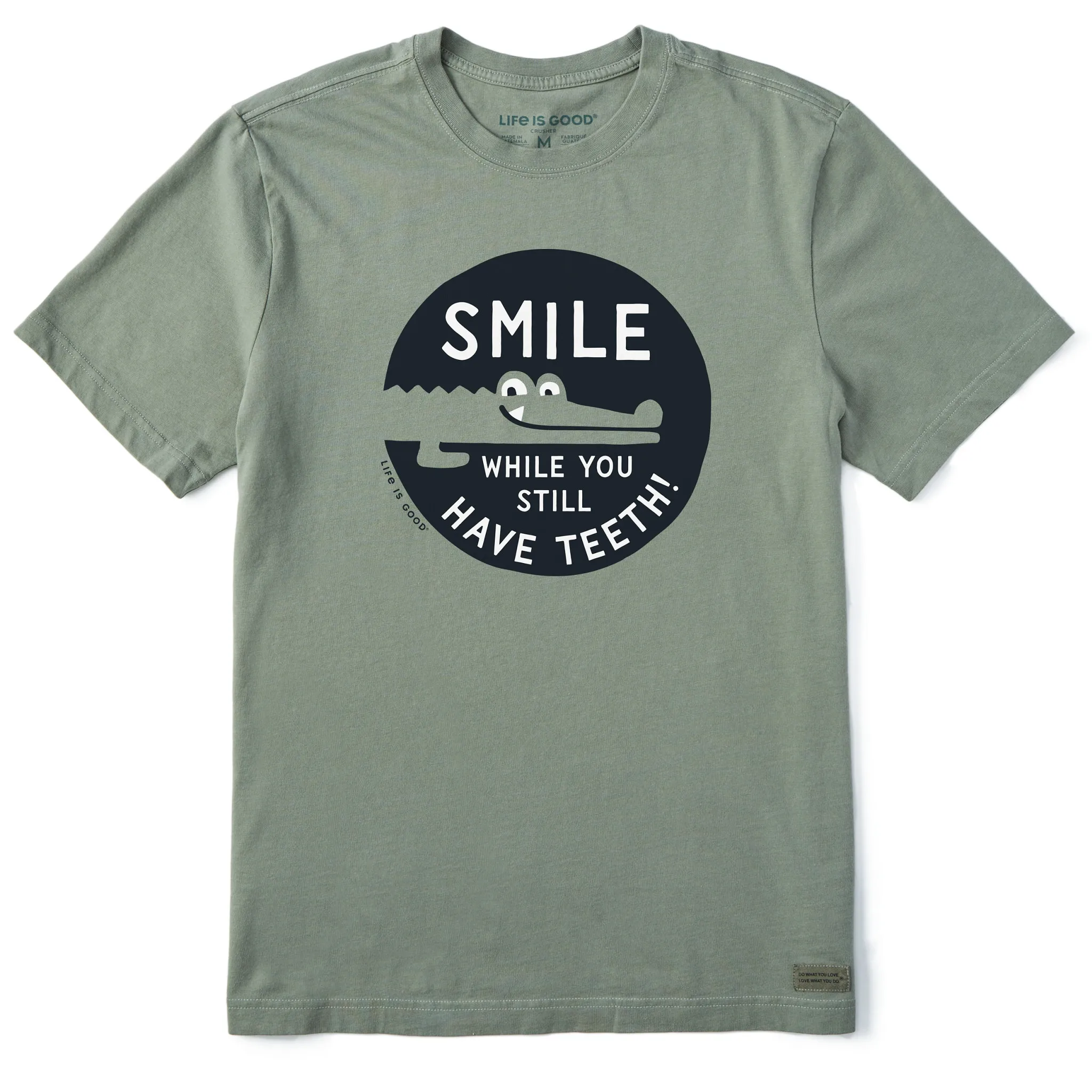 Men's Smile While You Have Teeth Gator Short Sleeve Crusher Tee Life is Good