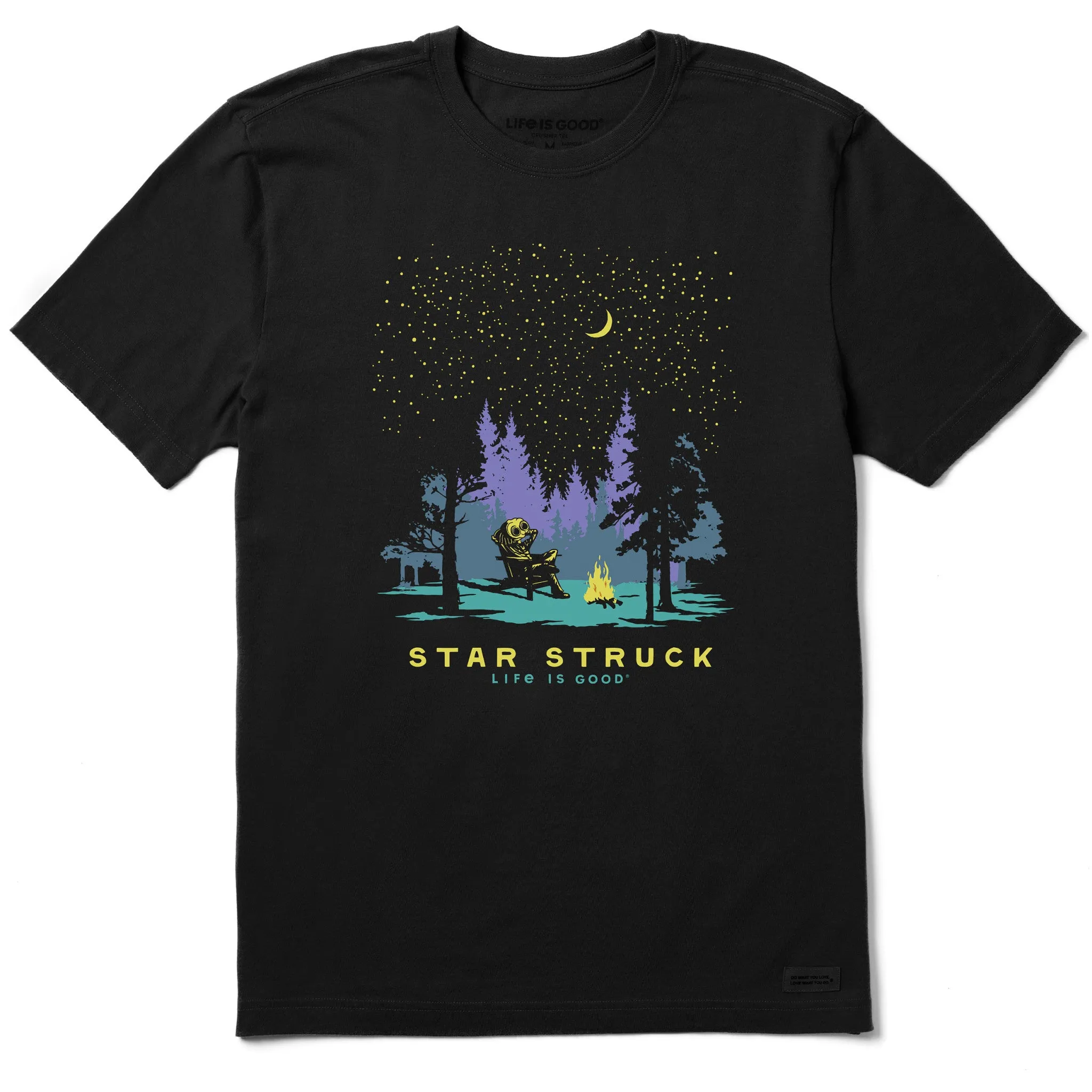 Men's Star Struck Alien Short Sleeve Crusher Tee Life is Good