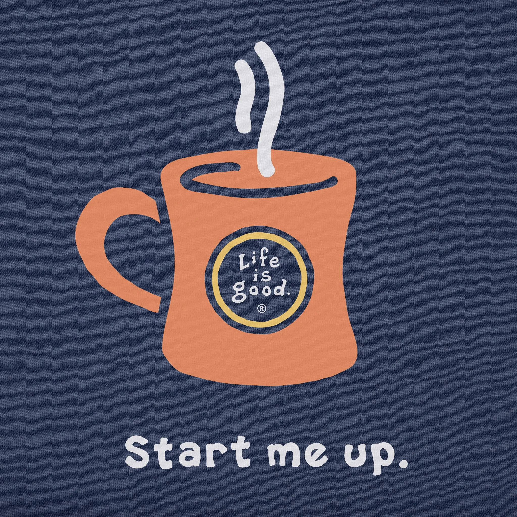 Men's Start Me Up Long Sleeve Crusher Tee Life is Good