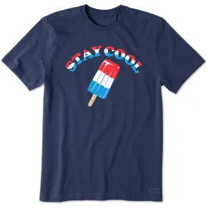 Men's Stay Cool USA Pop Short Sleeve Tee Life is Good