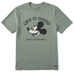 Men's Steamboat Willie Don't Overthink Short Sleeve Tee Life is Good