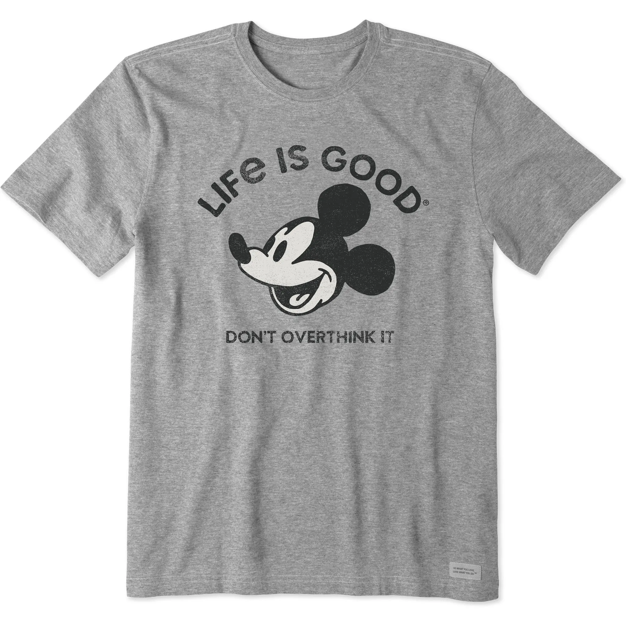 Men's Steamboat Willie Don't Overthink Short Sleeve Tee Life is Good