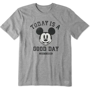 Men's Steamboat Willie Good Day Short Sleeve Tee Life is Good