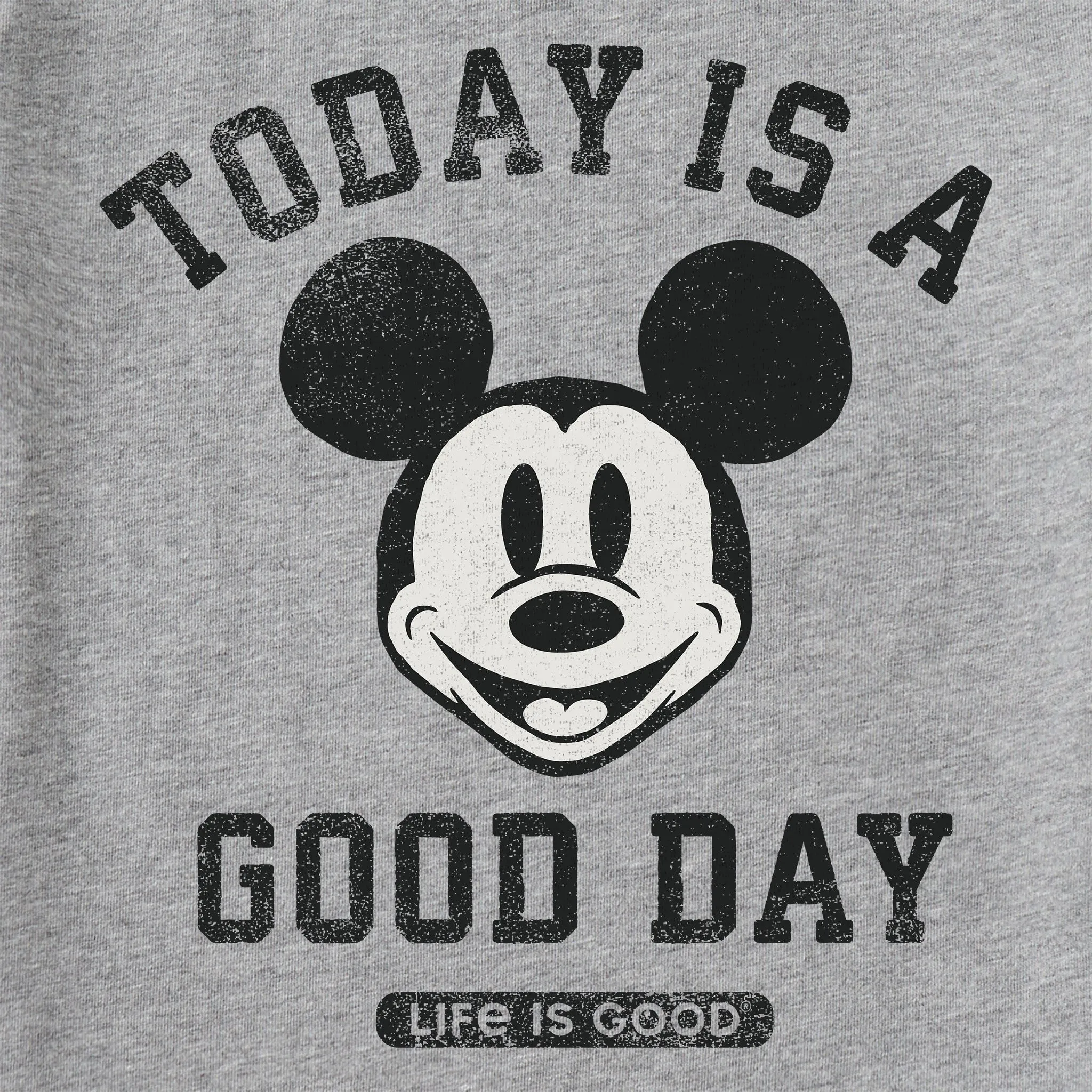 Men's Steamboat Willie Good Day Short Sleeve Tee Life is Good