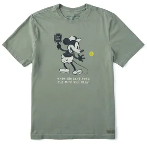 Men's Steamboat Willie Pickleball Short Sleeve Tee Life is Good