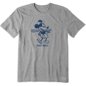 Men's Steamboat Willie Play Ball Short Sleeve Crusher Tee Life is Good
