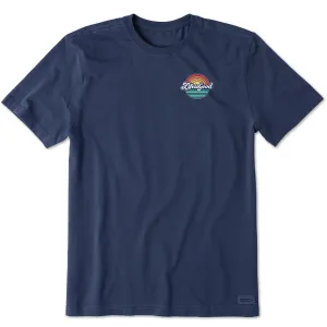 Men's Sun and Water LIG Script Short Sleeve Crusher Tee Life is Good