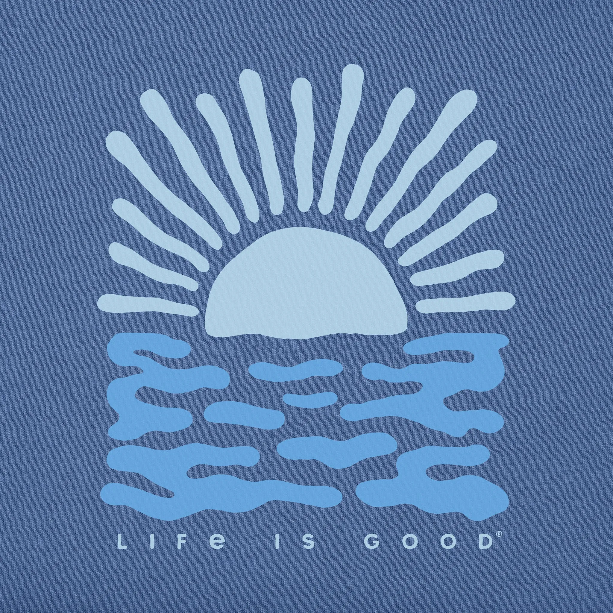 Men's Sun Over the Water Short Sleeve Tee Life is Good